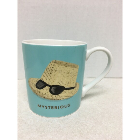 Kate Spade Lenox "Things We Love" MYSTERIOUS  Blue Fine Ceramic Coffee Mug 12 oz - Picture 1 of 4